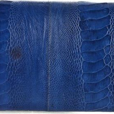 Túi đeo da đà điểu Huy Hoàng (xanh dương) HT6420