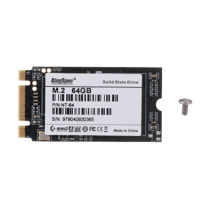 Thiết bị lưu trữ ổ cứng thể rắn cho máy tính PC Máy tính xách tay Máy tính để bàn KingSpec 64G MLC M.2 NGFF 42mm Digital Flash SSD 