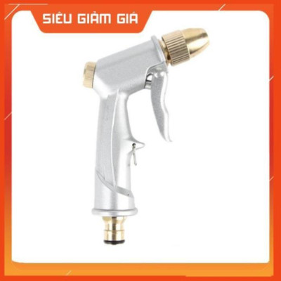 Bộ dây vòi xịt nước rửa xe, tưới cây . tăng áp 3 lần, loại 20m 206701 đầu đồng, cút,nối đen+ tặng mở chai