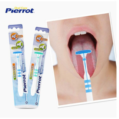 Combo 3 Dụng Cụ Làm Sạch Lưỡi PIERROT Loại Bỏ Mảng Bám Và Cạo Lưỡi Nhẹ Nhàng