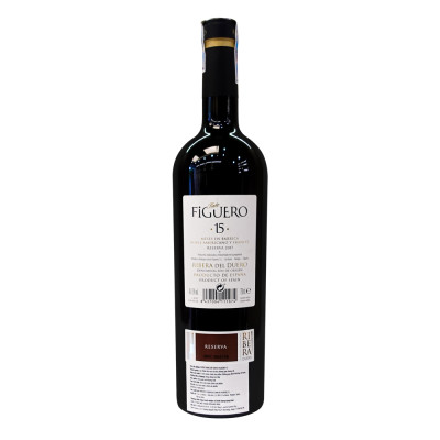Rượu vang đỏ Tây Ban Nha Tinto Figuero 15 Reserva 750ml 15% nhập khẩu - Hàng chính hãng