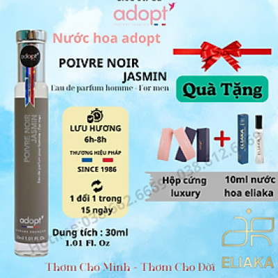 Nước hoa chính hãng,nước hoa adopt Poivre Noir Jasmin hương thơm ấm áp phong cách trẻ trung nam tính dung tích 30ml