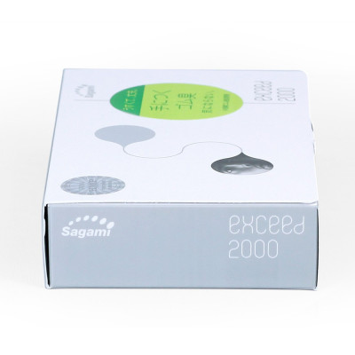 Bao Cao Su Sagami Exceed 2000 Siêu Mỏng 0,03 mm Hai Lớp Lượn Sóng Hộp 12 Chiếc Nhật Bản 