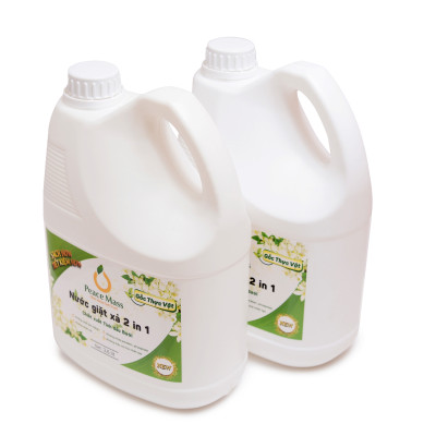 Nước Giặt Xả Gốc Thực Vật 2in1 Peace Mass (Thuộc nhóm Sản phẩm Lành tính)Can 3.6l