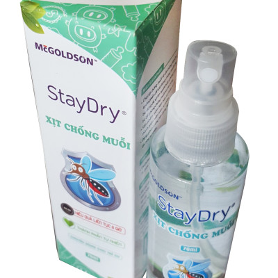 Xịt chống muỗi Staydry 70ml