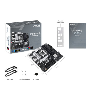 Bo mạch chủ Main ASUS PRIME B760M-A Socket LGA 1700 - Hàng Chính Hãng