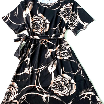 Váy đầm xòe, váy đầm hoa xinh xắn (Free Size)