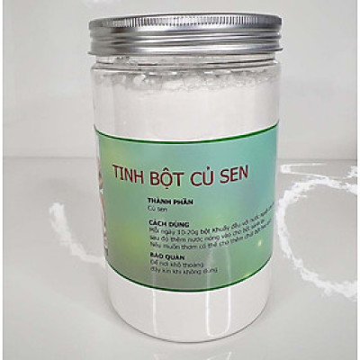 Tinh Bột Củ Sen 100% Nguyên Chất - Cung cấp đầy đủ dưỡng chất cho cơ thể ( Hủ 200gr)