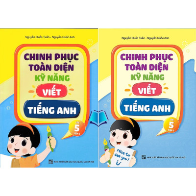Sách - Chinh phục toàn diện kỹ năng viết tiếng Anh Lớp 1 2 3 4 5 - Combo/ Lẻ