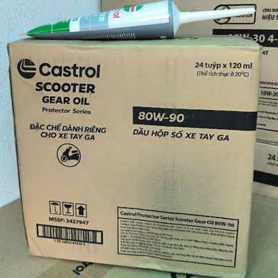 Dầu Láp cho xe tay ga Castrol Scooter Gear Oil 0,12 Lít (120 ML)