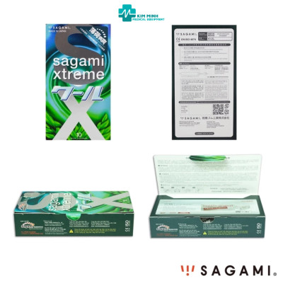 Bao cao su Sagami Spearmit hộp 3 chiếc, 10 chiếc