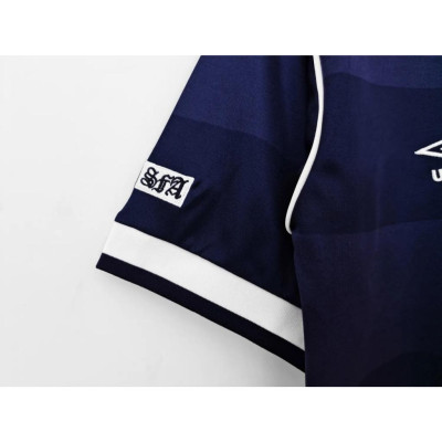 Áo Bóng Đá Retro Tuyển Scotland 1986 - Sân Nhà bản cao cấp vải Cotton Polyester
