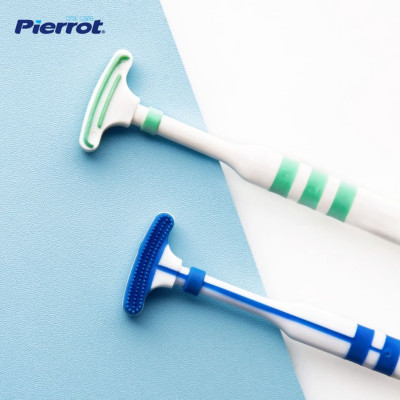 Combo 3 Dụng Cụ Làm Sạch Lưỡi PIERROT Loại Bỏ Mảng Bám Và Cạo Lưỡi Nhẹ Nhàng
