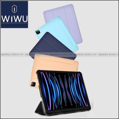 Bao da gập siêu mỏng nhẹ cho IPad A16 Gen 11 2025 hiệu WIWU Classic Case - Hàng chính hãng