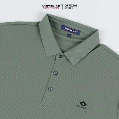 Áo Polo Nam VIỆT PHÁP Form Luxury - Thun Lụa Lạnh, lịch lãm, sang trọng  2A103