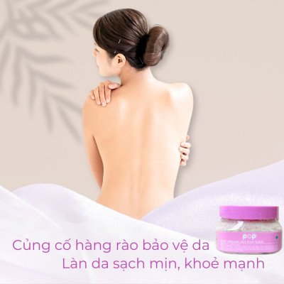 Scrub Gạo Hữu Cơ Tẩy Tế Bào Da Chết POP