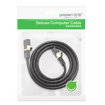Ugreen UG11268NW107TK 1M màu Đen Cáp mạng LAN CAT7 STP chống nhiễu - HÀNG CHÍNH HÃNG