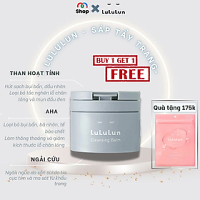 [MUA 1 TẶNG 1] LULULUN - Sáp tẩy trang Lululun Cleansing Balm Clear Black
