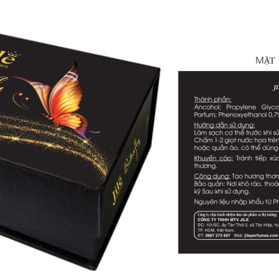 Nước hoa vùng kín chính hãng Jile Butterfly 5ml với hương thơm dịu nhẹ quyến rũ 