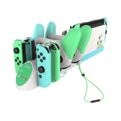 Đế sạc 6 trong 1 iPega PG-9187 thay thế vừa vặn cho Nintendo Switch Pro 