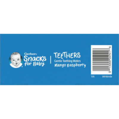 Bánh ăn dặm Gerber vị Xoài, Mâm Xôi 48g cho trẻ trên 7 tháng tuổi