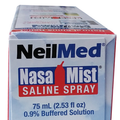 Chai Xịt Rửa Mũi Phun Sương Dưỡng Ẩm Dịu Mũi NeilMed NasaMist Saline Spray Isotonic 75ml - Xuất Xứ Mỹ
