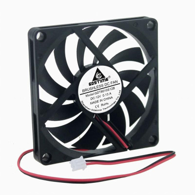 1 Pcs Gdstime 1Pin 801s 11V 80x80x1mm DC Computer Burshless Cooler Cooling Fan 80mm x 1mm 8cm