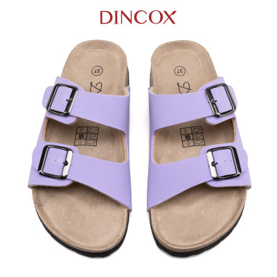 Dép Đế Trấu Nữ 2 Khóa Navy DC01 - EVA Dincox