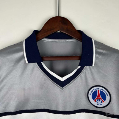 Áo Bóng Đá Retro PSG 1999 - Sân Khách bản cao cấp vải Cotton Polyester
