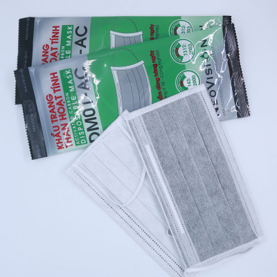 Khẩu Trang Y Tế (Combo 100 cái) 4 lớp - Khẩu Trang Y Tế Than Hoạt Tính NeoVision DM01 Kháng Khuẩn Chống Nước - AC Đạt Chuẩn Lọc Chuẩn Nelson, ngăn ngừa bụi và vi khuẩn bảo vệ cơ thể ( Hoa Kỳ)