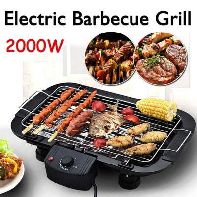 Bếp Nướng Điện Công Nghệ Nướng Hàn Quốc Không Khói Công Suất 2000w - Hàng Chính Hãng