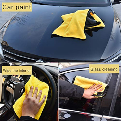  Khăn Lau Xe Ô Tô Đa Năng Siêu Thấm. Kích Thước 30cm x 30cm 