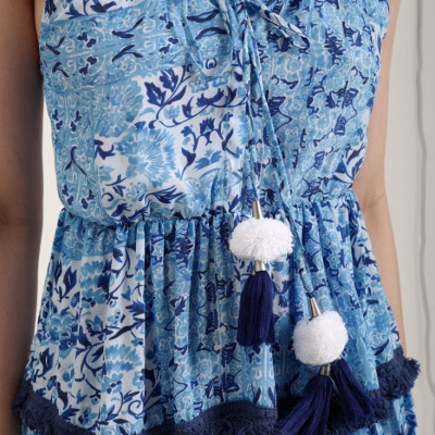 Maxi Boho Phối Ren Cao Cấp Isla Bonita