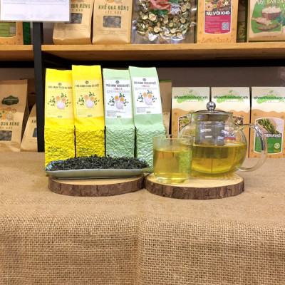 Trà Xanh TASO GU VIỆT 100g - Đặc Sản Tân Cương Thái Nguyên