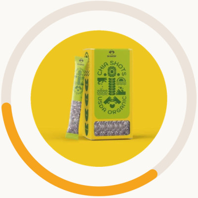 Hạt chia shot Organic DK Harvest nhập khẩu (1 hộp 15 gói nhỏ) 15x6g