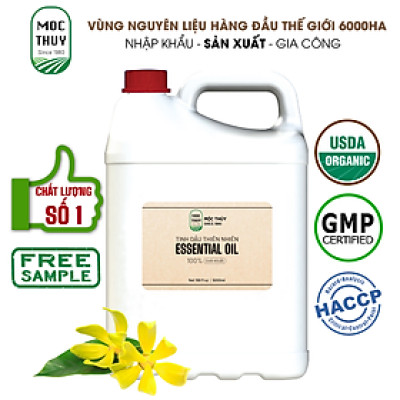 [HCM] Tinh Dầu Ngọc Lan Tây Nguyên Chất Hữu Cơ MỘC THỦY Khử Mùi Thơm Phòng Thư Giãn 100ml, 500ml - Đạt chuẩn chất lượng kiểm định