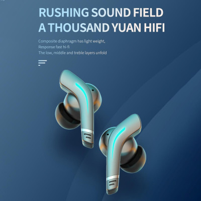 CINCATDY Tai Nghe Bluetooth V5.0 True Wireless Earbuds Headphone không dây Earphone Headset MD168- Hàng Chính Hãng