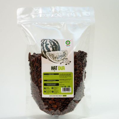 Hạt Dưa Tết Thành Long 100% không nhuộm màu, sạch đảm bảo VSATTP gói/bịch 500g