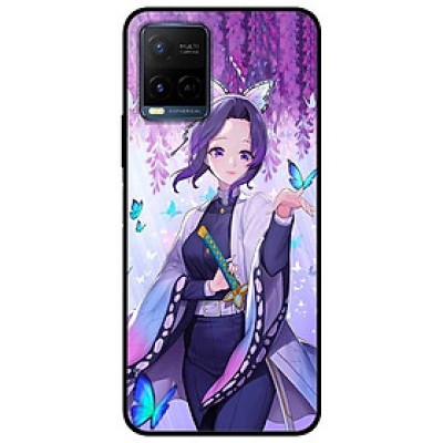 Ốp lưng dành cho Vivo Y21 - Vivo Y21s mẫu Anime Cô Gái Shinobu Kimetsu Và Bướm