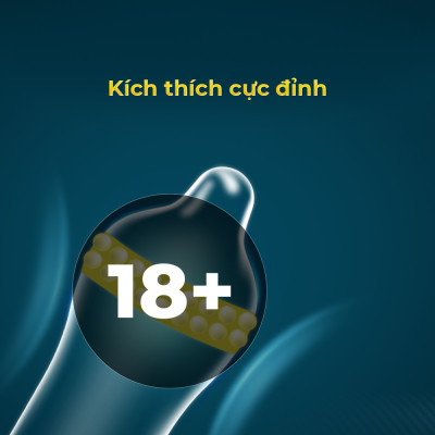 Bao cao su Shell Dino Iguan - 1 bao 2 vòng bi siêu lớn + 1 bao Shell Performax (Hộp 2 cái) | SHELL CHÍNH HÃNG