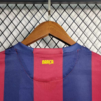 Áo Bóng Đá Retro Barcelona 2014 - Sân Nhà bản cao cấp vải Cotton Polyester