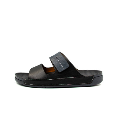 Dép Quai Ngang Nam Da Bò Nappa Cao Cấp Tomoyo TMD30304