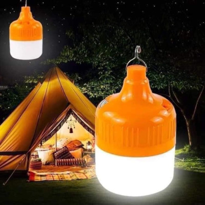Bóng Đèn Tích Điện Công Xuất 40W 100W 150W Bóng Đèn Led Tích Điện Chống Nước Sạc USB Siêu Sáng Có Móc Treo Thông Minh