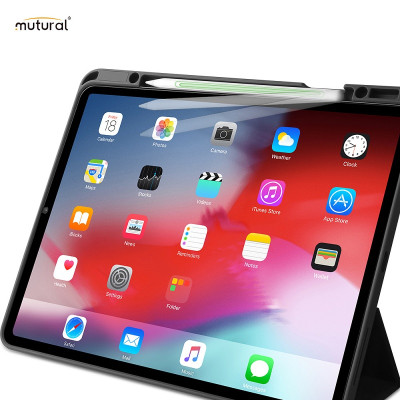 Bao da dành cho iPad Pro 11 2021 M1 chính hãng Mutural chống sốc - Hàng nhập khẩu ( Tặng kèm kính cường lực Nillkin )