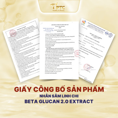 Nhân Sâm Linh Chi Kết Hợp Hoạt Chất Beta Glucan 2.0 Extract 