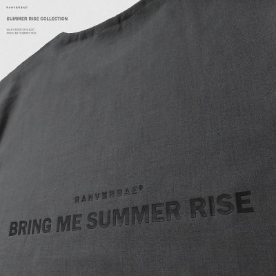 Áo Thun RANV RBAE SUMMER RISE Ghi Xám
