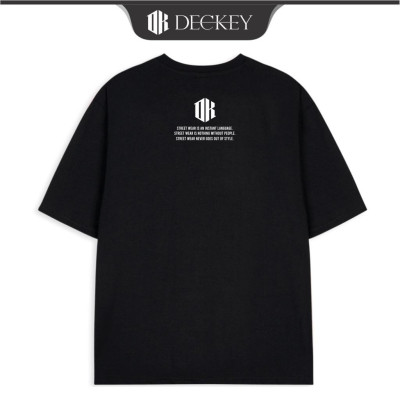 Áo Thun Cotton Unisex Nam Nữ Form Rộng DECKEY BASIC GRADIENT