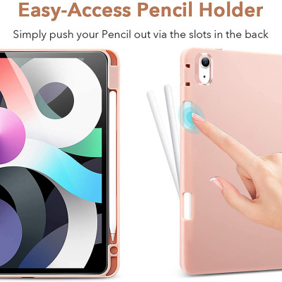 Bao da cho iPad Air 4 2020 10.9 Inch ESR Rebound Pencil Case (Có khe cắm bút Apple Pencil) - Hàng Nhập Khẩu 