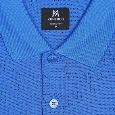 Áo thun polo nam KHATOCO họa tiết A2MN438R2-VNMK568-2607-N