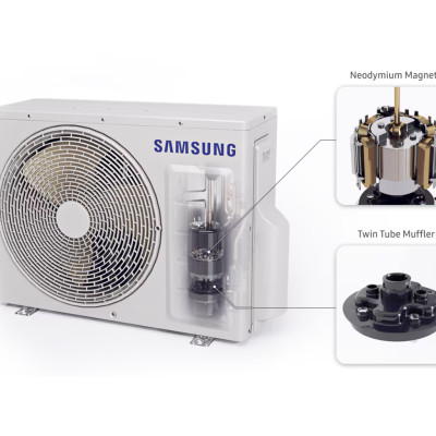 Máy lạnh Điều hòa Samsung Inverter AR10CYFAAWKXSV (1HP - 9000BTU) - Hàng Chính Hãng